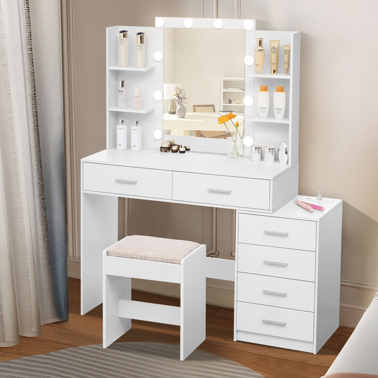 Iwell best sale vanity table